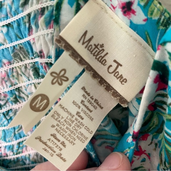 Matilda Jane Tropical Dream Cami Tank Top Size Medium - Picture 5 of 5